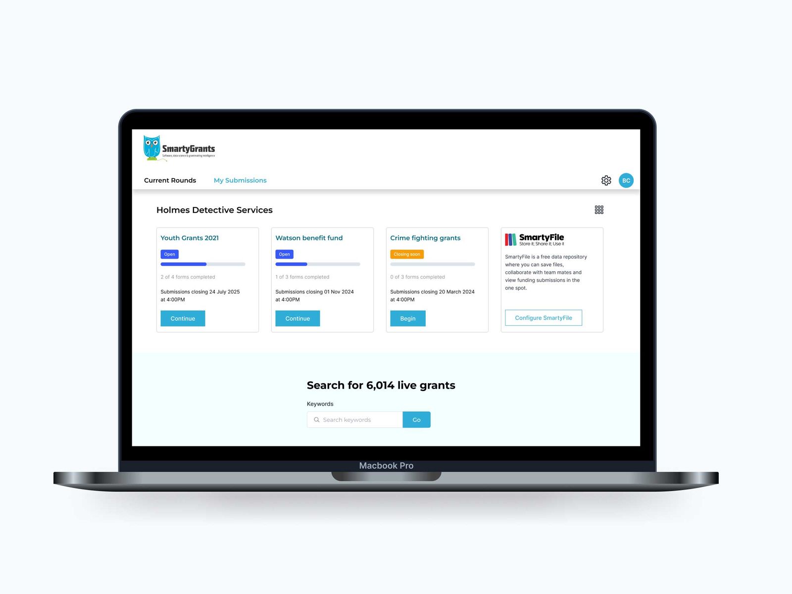 SmartyGrants responsive rebuild